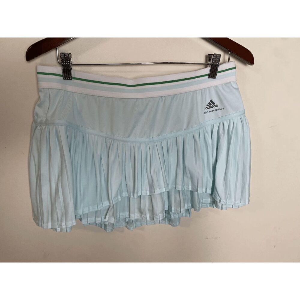Stella McCartney ×Adidas Pleated Tennis Mini Skort Women's Mint Green Size 40